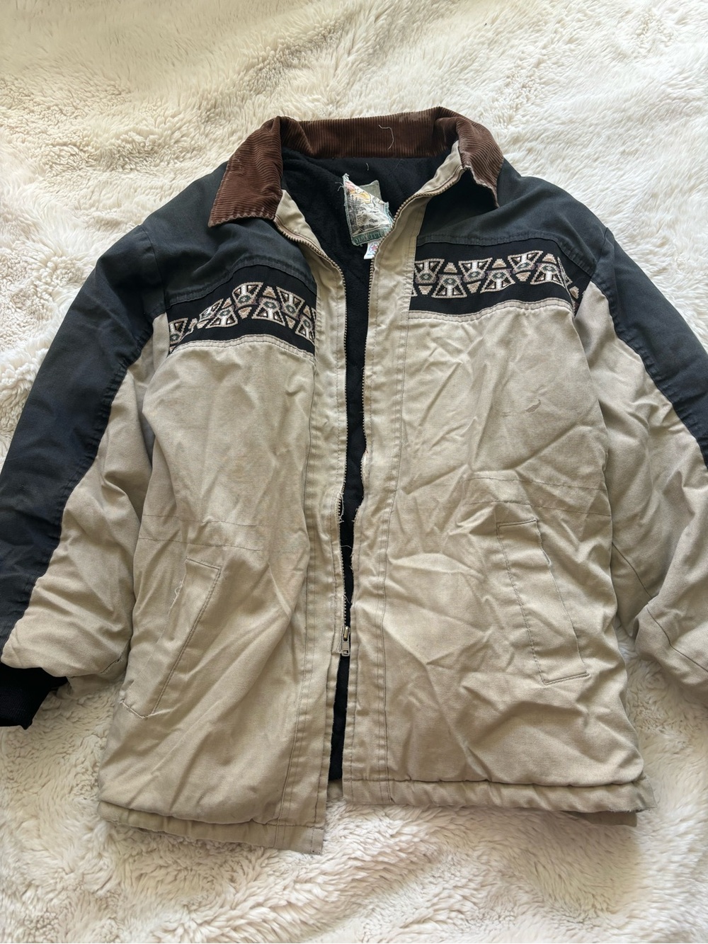 VTG Canyon Guide Outfitters Aztec Print Jacket - Picture 2 of 10